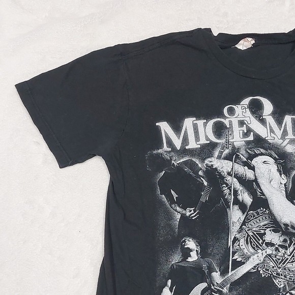 Of Mice And Men, Men's Size Small Short Sleeve Metal Band Tee Graphic T-Shirt - Picture 2 of 10